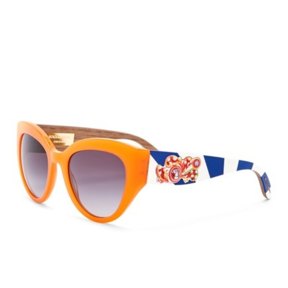 NWT Dolce & Gabbana 52mm Cat Eye Sunglasses - Picture 2 of 3